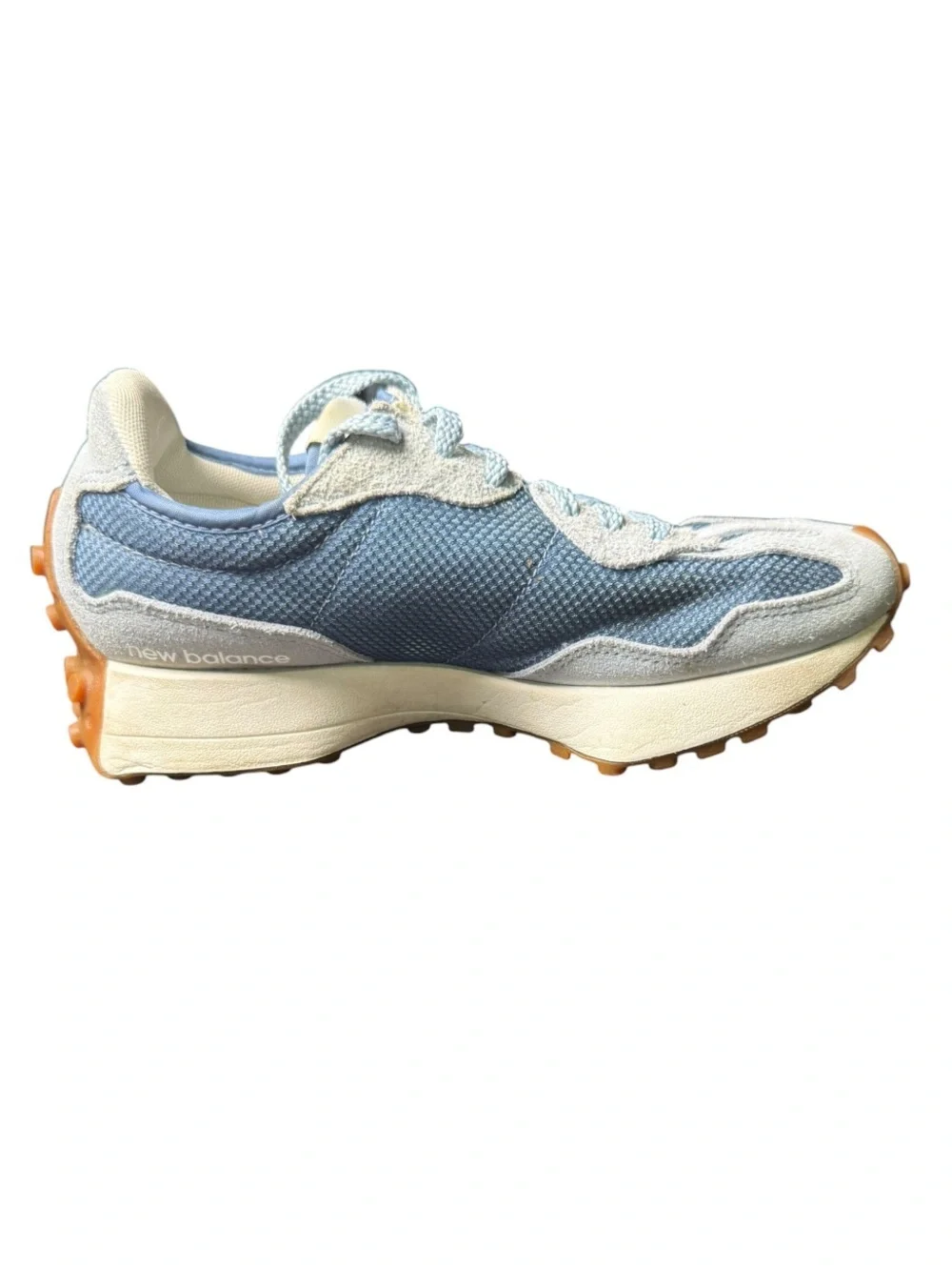 New Balance 327 MS327MQ Sneakers Blue White Gum Sole Women’s 6.5 / Men’s 5
